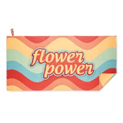 Serviette de plage colorée avec élastique | Sur mesure