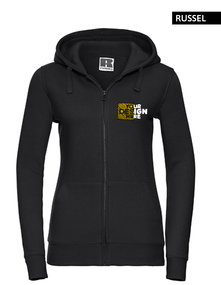 Hoodie with zipper | Ladies | Russell