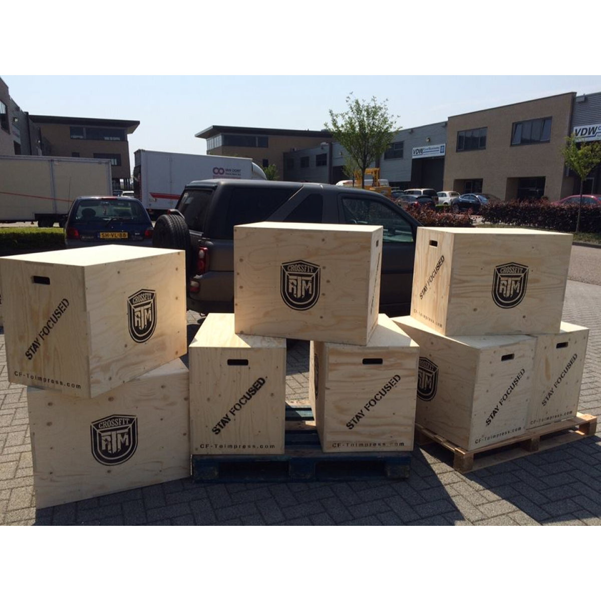 Plyoboxen | 20/24/30 inch | Inclusief bedrukking 1 kleur 2 kanten