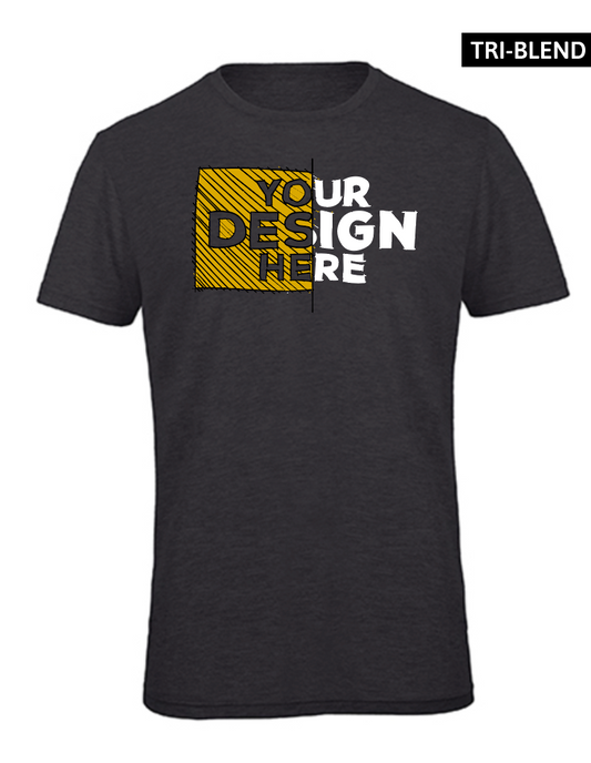 Licht Gewicht T Shirt| Tri-blend | Heren | B&C